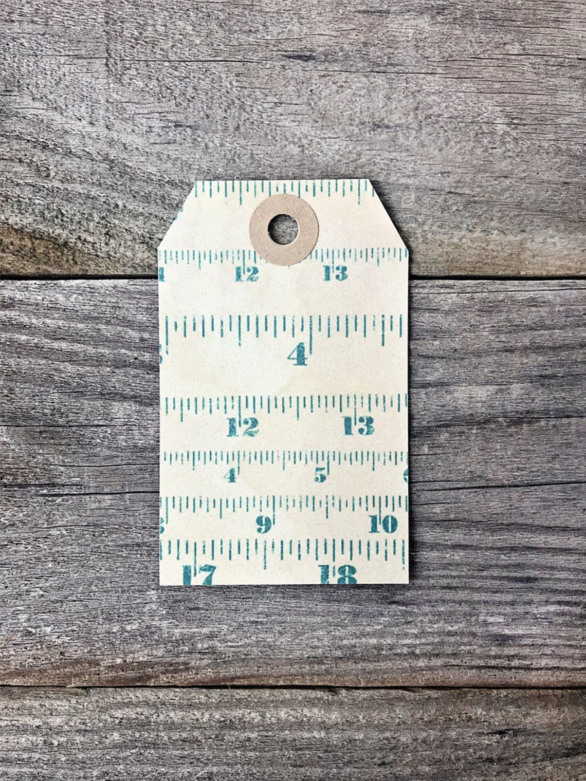 Set of 8 Ruler Measuring Tape Tags Cardstock Tags Colored - Etsy