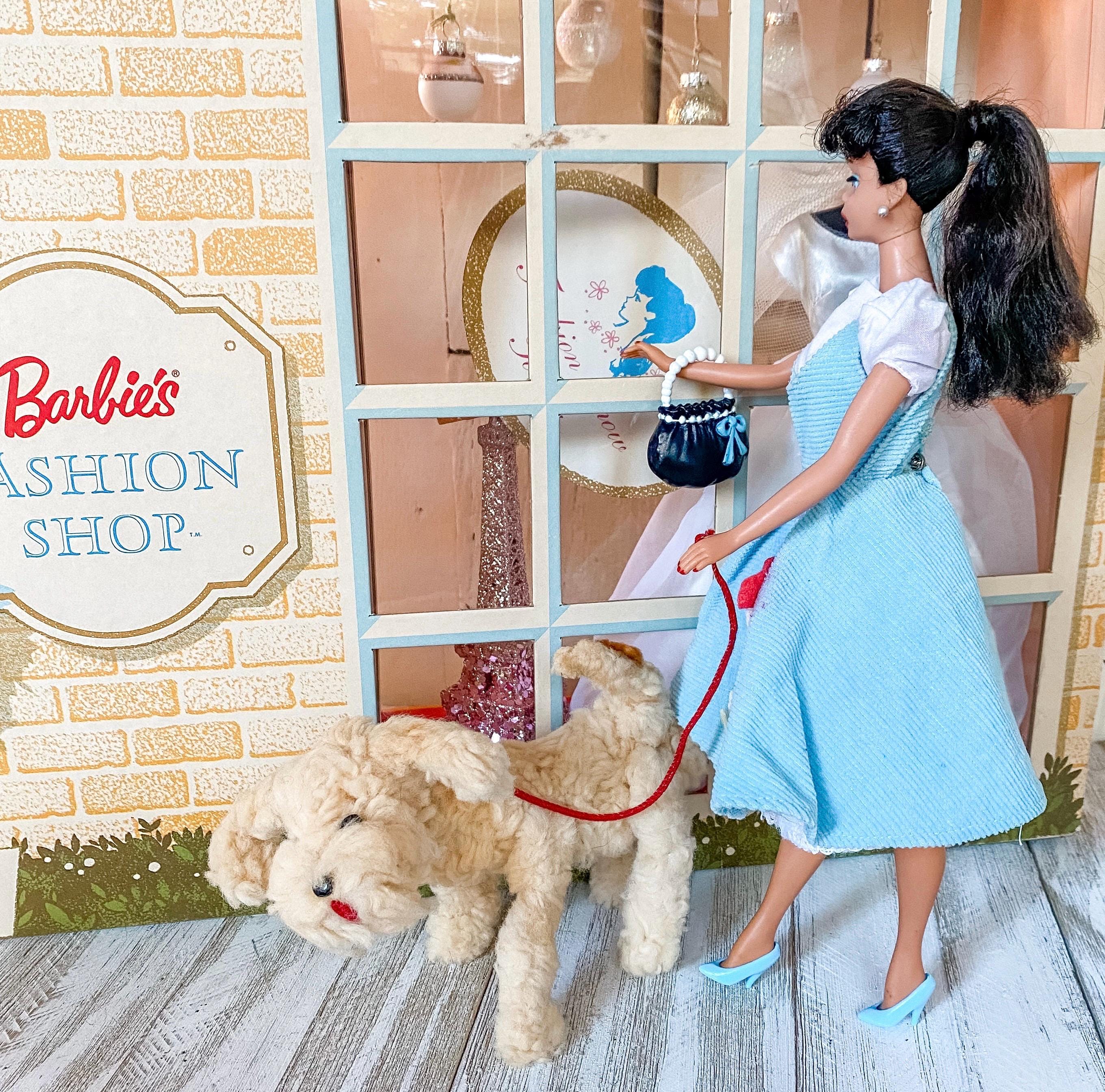 Vintage Barbie Rare Dog With Leash From 1966 Tutti Me and My Dog