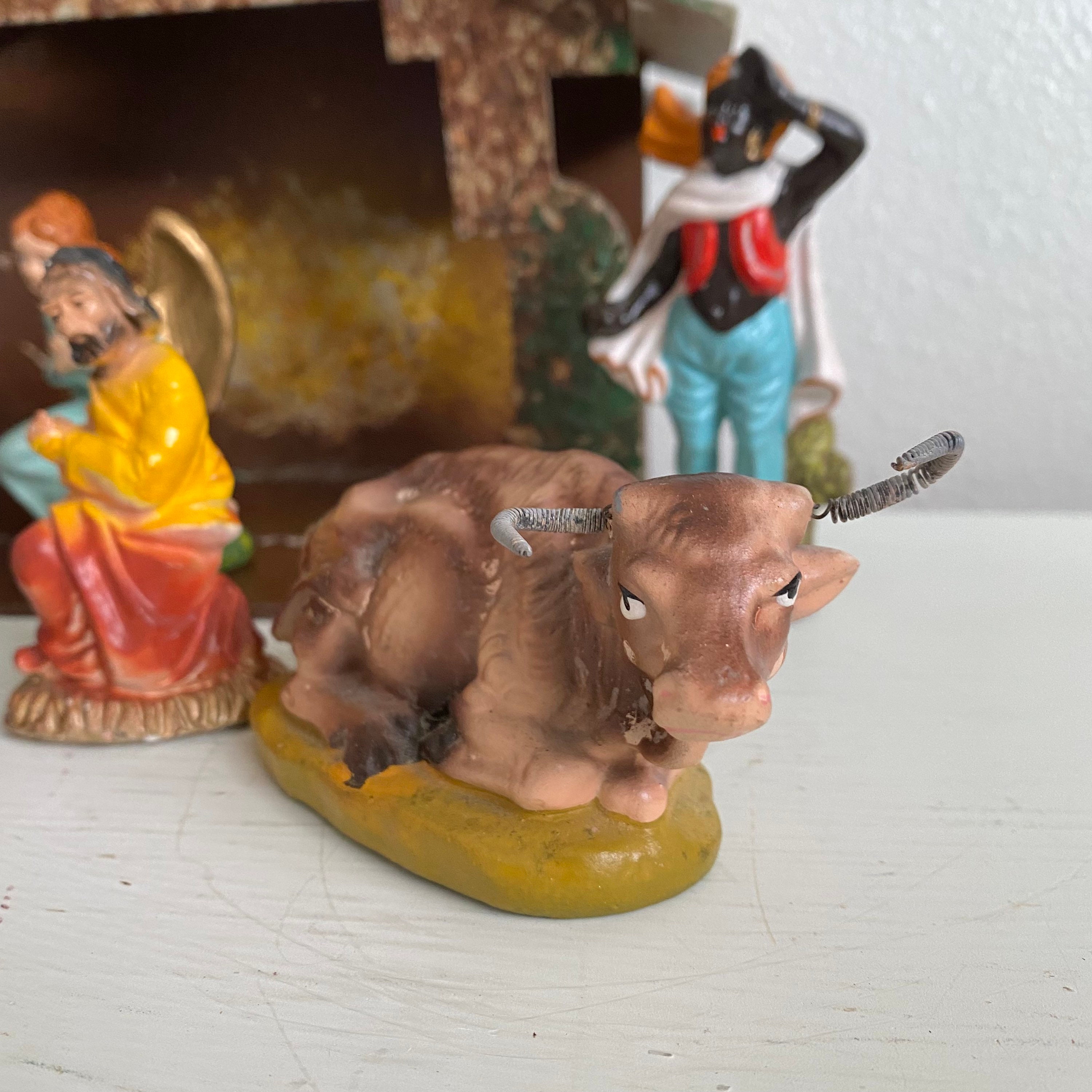 Vintage Nativity Set Japan Nippon Yoko Boeki Co 9 Piece With Etsy