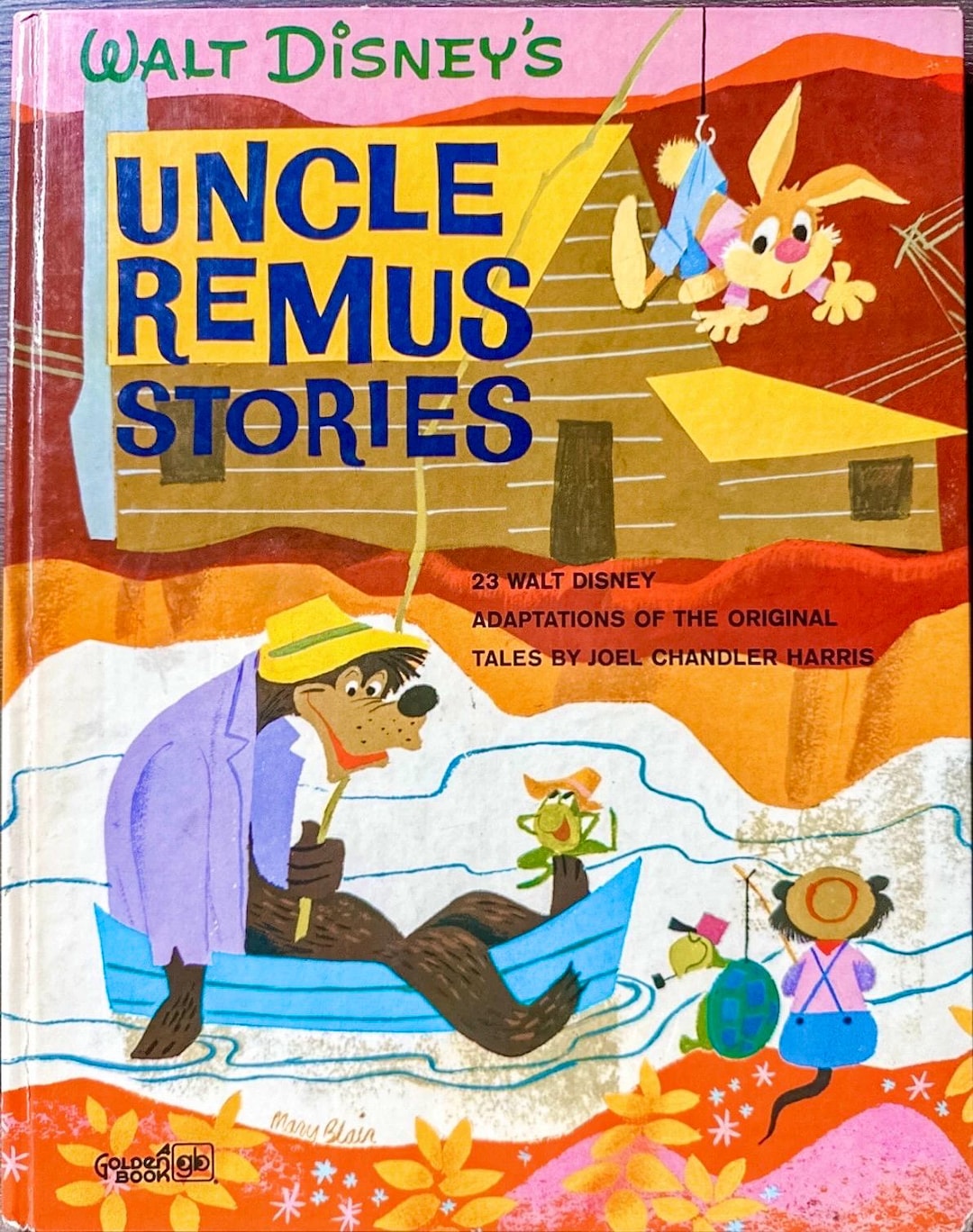 Vintage Walt Disney 1946 Uncle Remus Stories Giant Golden Book 32nd ...