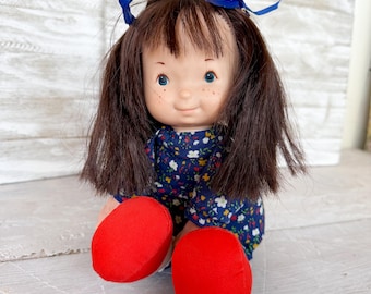 Vintage Fisher Price 1974 Jenny Lapsitter Cloth Doll No 201