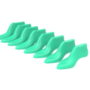 Cowboy Boot Shoe Last Complete Pack Sizes 39-46 EU, Western Boot Forms Cad Igs STL Files, Digital Shoemaking Tooling, 3D Print Lasts Set