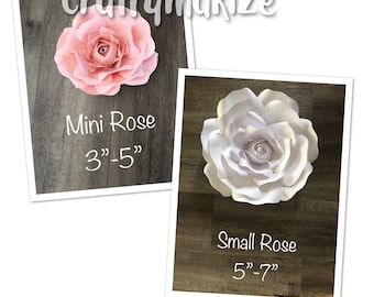 Small Rose Paper Flower