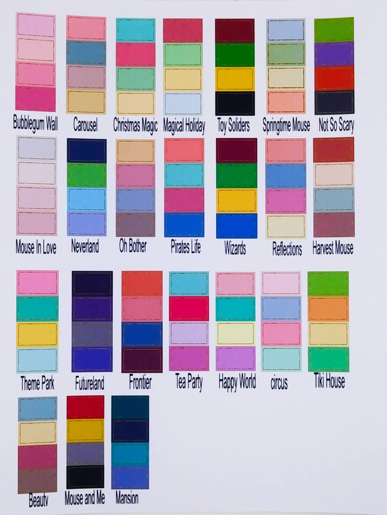 Mouse Head Half Box Check List Basics Planner Stickers