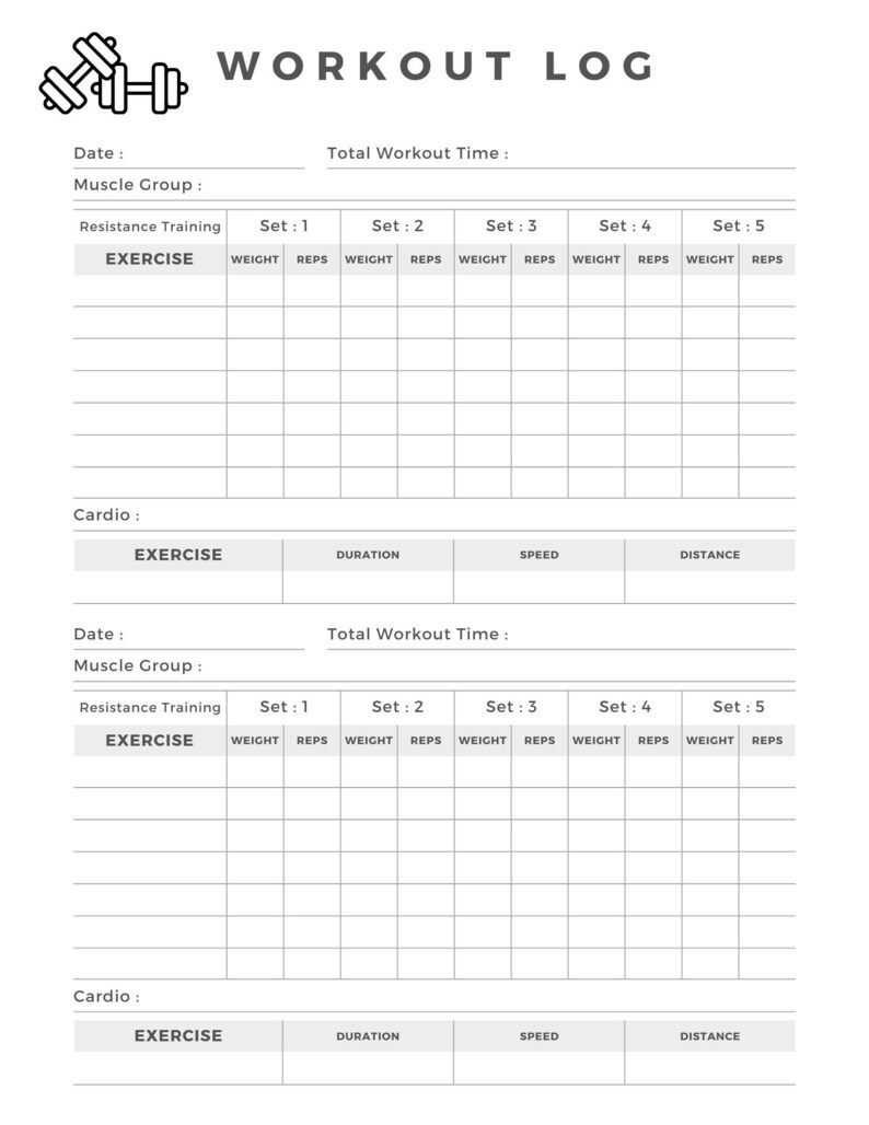 Fitness and Health Templates - Etsy