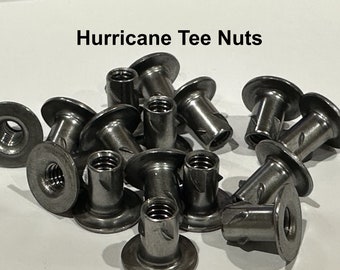 1/4"-20 x 9/16"  Full Thread  Hurricane Nuts  ( 50 in a Pack)