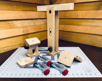 HV - XL 12" Fixed Wing, Leather Craft Stitching Pony Vise ( 12" clamping space, 12" depth) with optional accessories