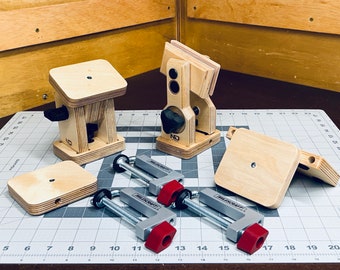 HV4-W Leather Craft Vise Stitching Pony with Rotating Wings (4" Clamping Space) , Crafted in the USA