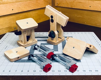 HV6-W Leather Craft Vise Stitching Pony with Rotating Wings (6" Clamping Space) , Crafted in the USA