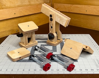 HV8-W Leather Craft Vise Stitching Pony with Rotating Wings (8" Clamping Space) , Crafted in the USA