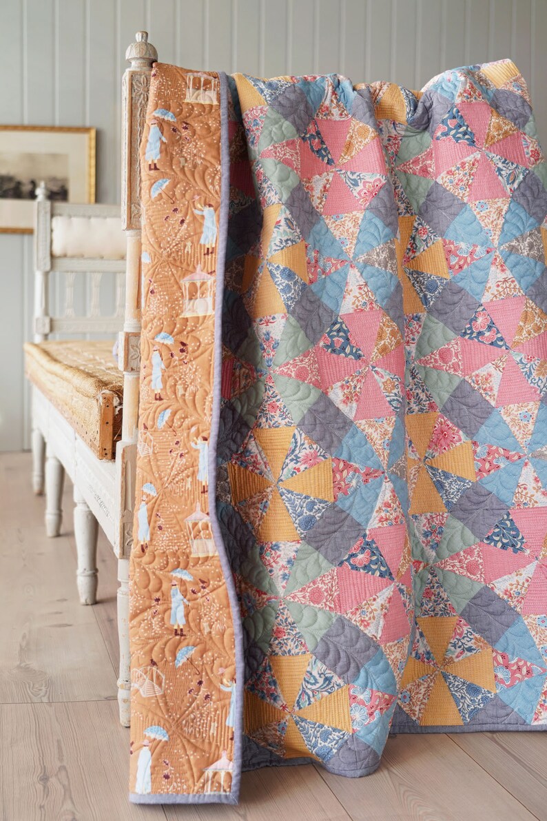 Tilda's Windy Days Umbrella Quilt Kit Choose Grey or Etsy Hong Kong