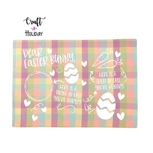 Easter Place mat | Decorative Easter Bunny Place Mat | Happy Easter Place Mat | Easter Basket Stuffer | Easter Gift