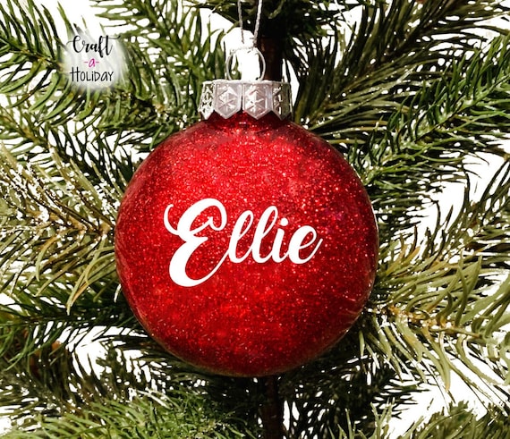 Christmas Ornament, Personalized Christmas Ornament, Christmas Ornament 2025, Glitter Ornament, Bulk Personalized Ornament, Company Ornament