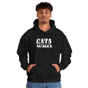 Gaza sweatshirt the soul of my soul Unisex Heavy Blend™ Hooded Sweatshirt hoodie, Palestine hoodie, free Gaza, free Palestine shirt