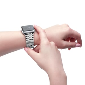 Palestine kufiya Watch Band faux leather suitable for for apple watch
