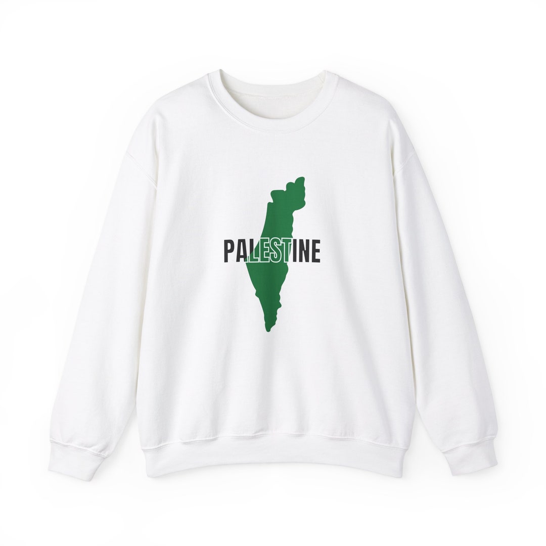 Palästina Wassermelonen-Karte Sweatshirt - Statement Shirt Für Frieden Und Freiheit