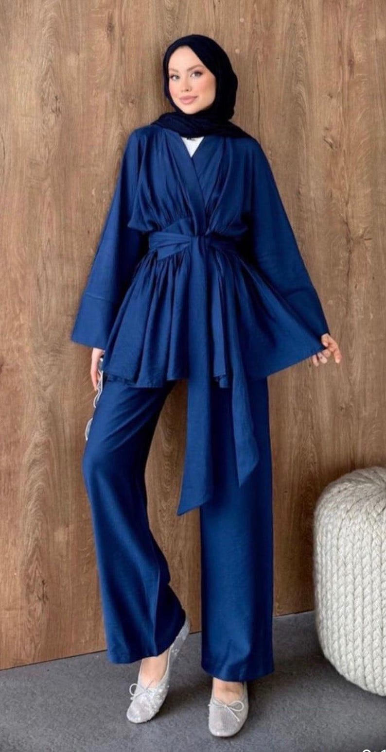 Timeless Tencel Wrap Pant Set