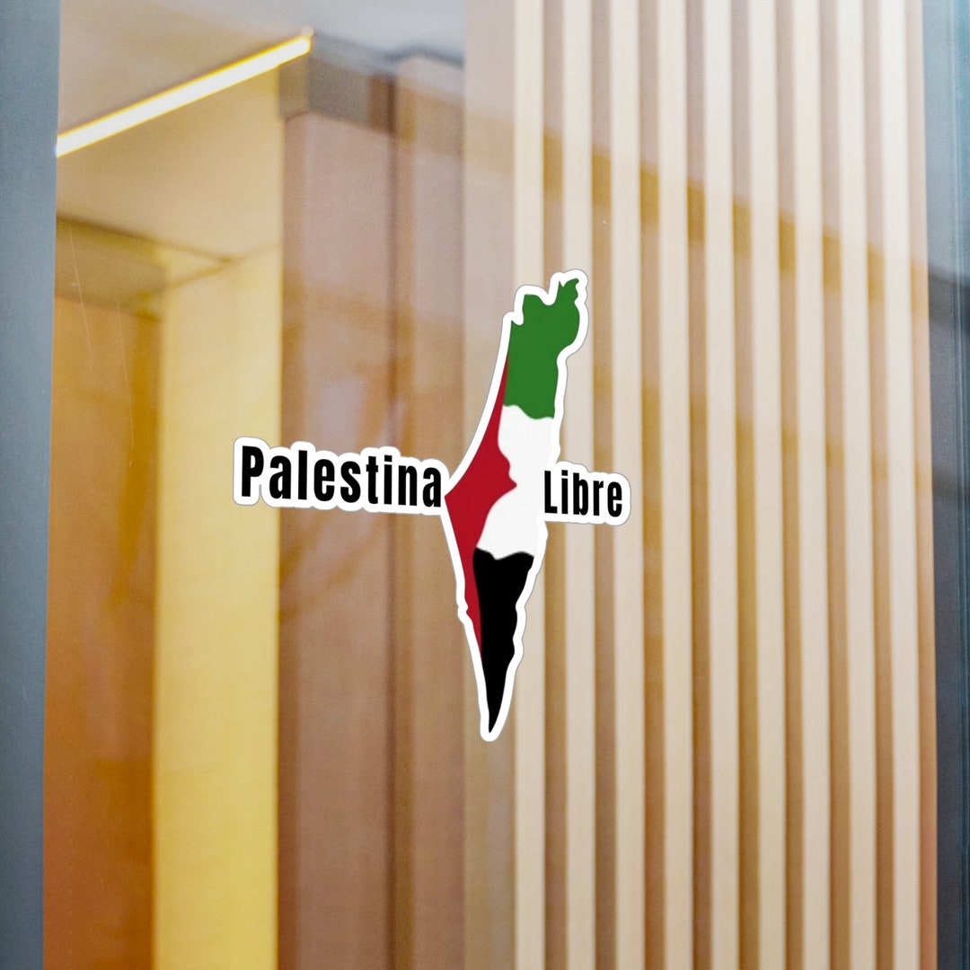 Palestina Libre Free Palestine in Spanish Kisscut Vinyl Etsy