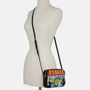 Coach Disney Mickey Mouse X Keith Haring Mini Camera Bag Crossbody Bag image 7