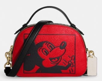 Bolso Serena de Coach Disney Mickey Mouse X Keith Haring