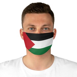 Palestine flag Fabric Face Mask, Palestinian face mask,
