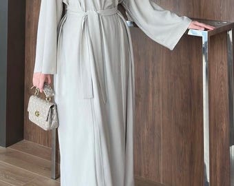 Enkelt draperat Tencel-byxset