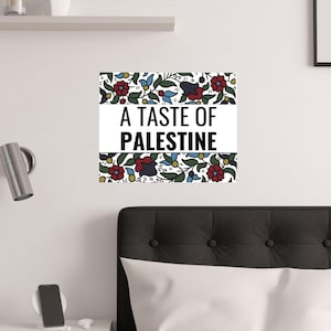 A taste of Palestine henna decor Satin Posters (210gsm) printed design special for henna party Arab wedding