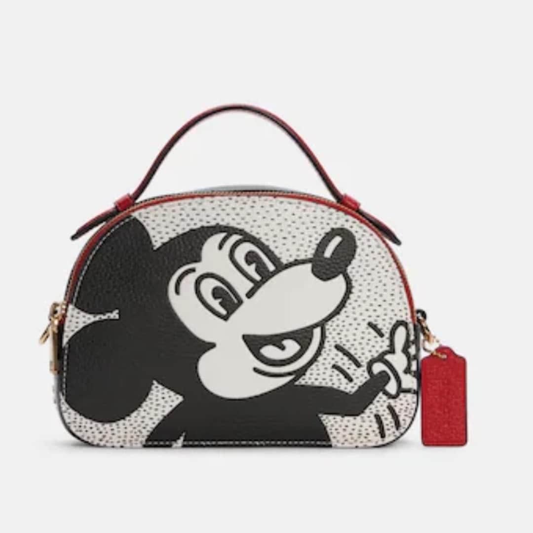 Coach Disney Mickey Mouse X Keith Haring Serena Satchel Crossbody