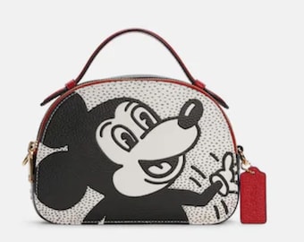 Bolso bandolera Coach Disney Mickey Mouse X Keith Haring Serena