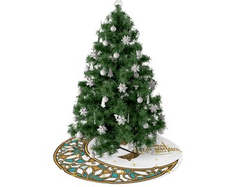 Ramadan Kareem Halve Maan Kerstboomrok | Islamitische feestboomrok | Ramadan-boomrok | Ramadan-decor