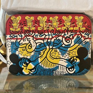 Coach Disney Mickey Mouse X Keith Haring Mini Camera Bag Crossbody Bag image 2