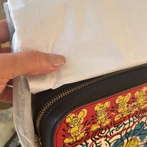 Coach Disney Mickey Mouse X Keith Haring Mini Camera Bag Crossbody Bag image 5