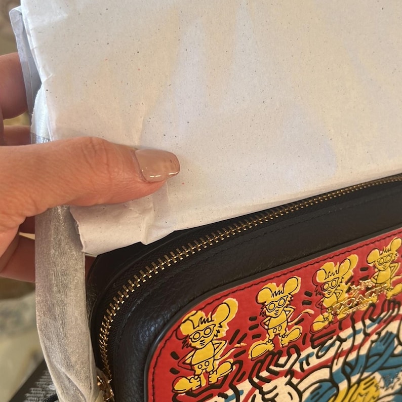 Coach Disney Mickey Mouse X Keith Haring Mini Camera Bag Crossbody Bag image 5