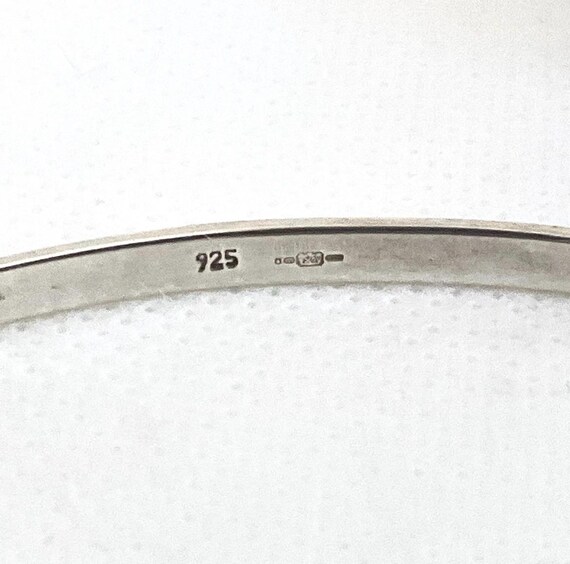 Bangle Bracelet with Loop & Hook - Sterling Silve… - image 10
