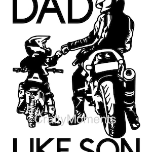 wie der Papa so der Sohn Motocross