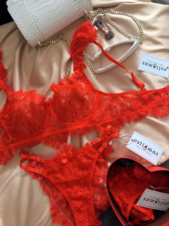 red lingerie