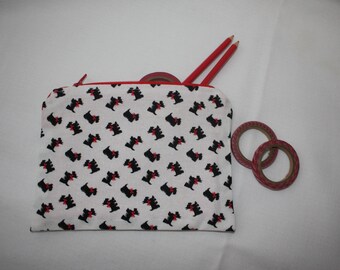 Scottie Dog Zipper Pouch