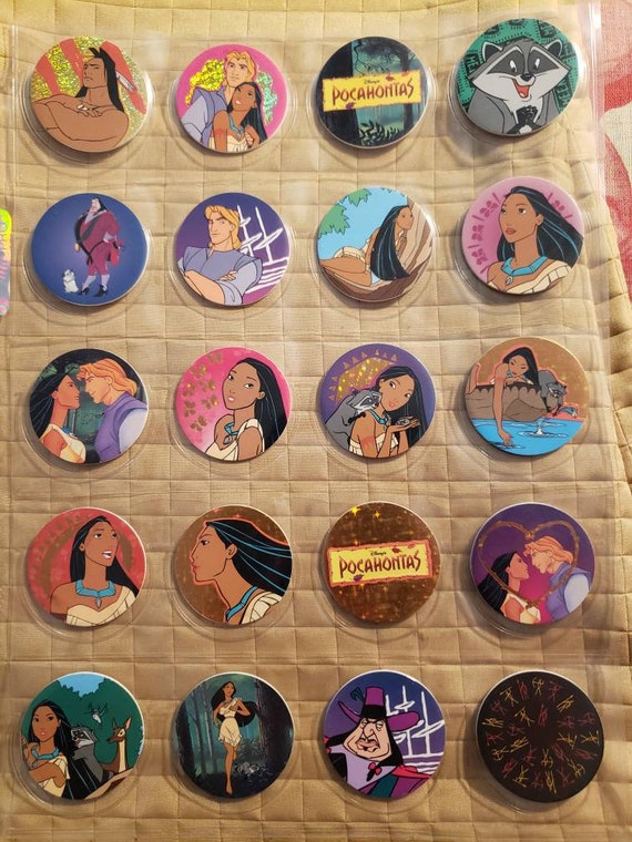 1995 Disney Pocahontas Pin Collection Wooden Box ONLY No Pins