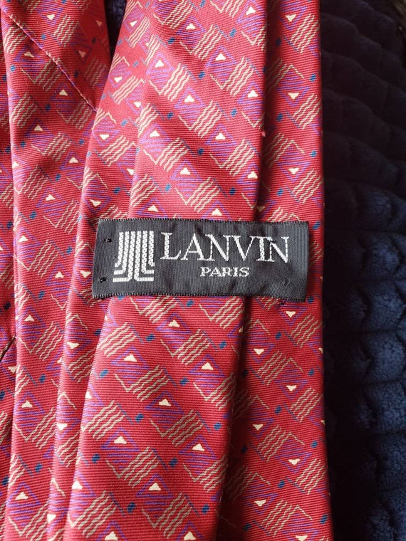 Lanvin Paris Silk Nectie - image 3