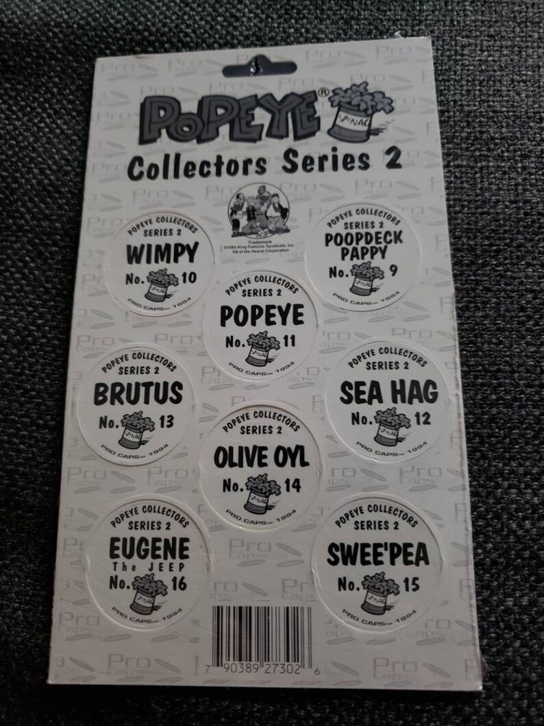 1994 King Features Syndicate Inc. Popeye and Family Collectors Series 2