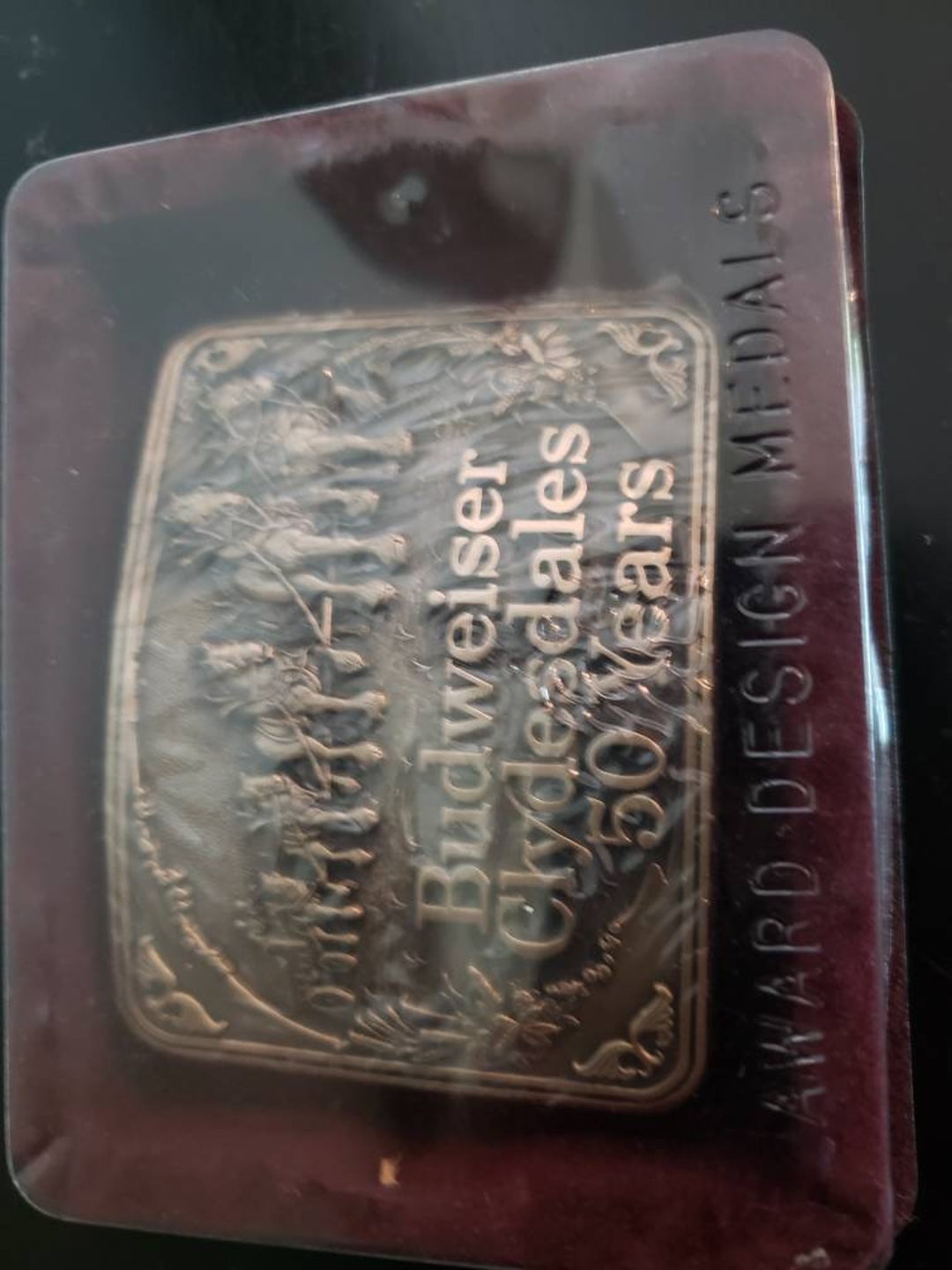 Award Design Medals Budweiser Clydesdales 50 Years Belt Buckle - Etsy