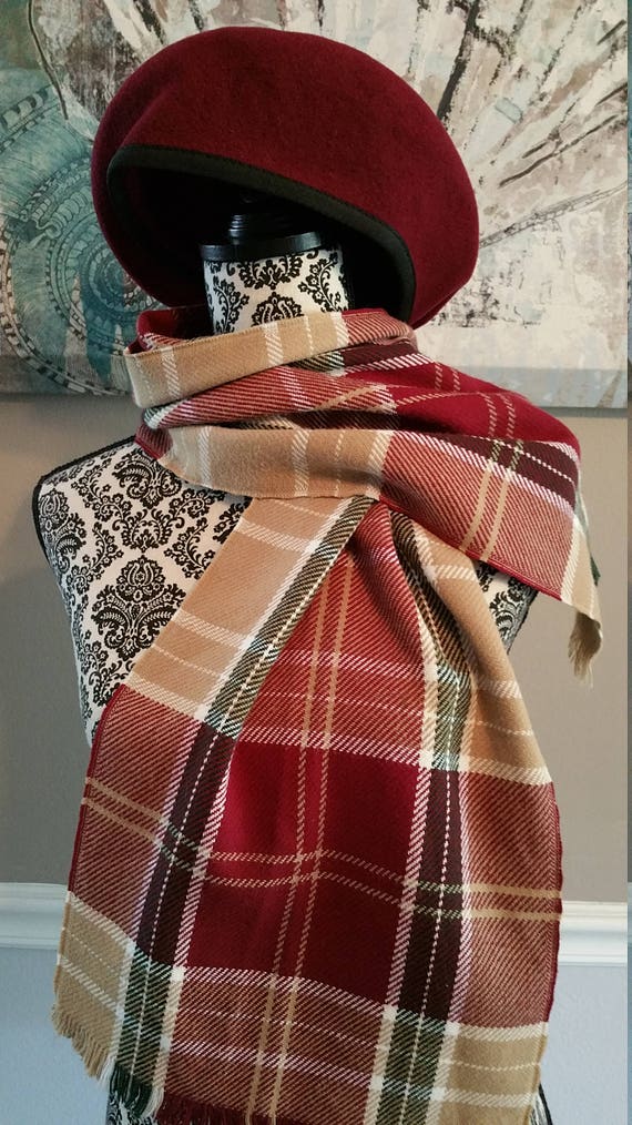 Beret and Scarf. Lovely Combination. Great Classic