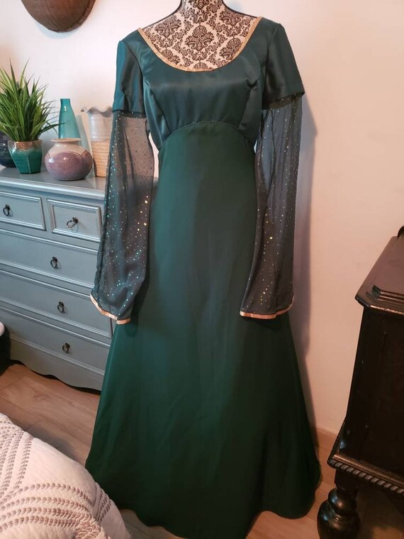 Italian Renaissance Gown Size Small. - image 1