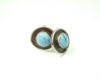 LONG ELEGANT STERLING SILVER BLUE OPAL DROP EARRINGS style# e0716