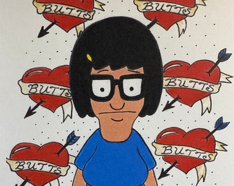 Tina Belcher Butts Print