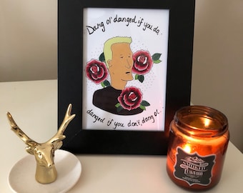 King of the Hill Boomhauer Print