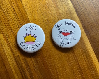 Broad City Pin Back Buttons 2 pack