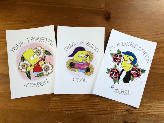 Simpsons Prints