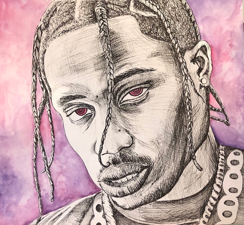 Travis Scott Drawing - Artist and world artist news