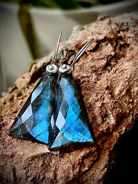 Labradorite Earrings